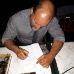 Davide Filippi al firma libro