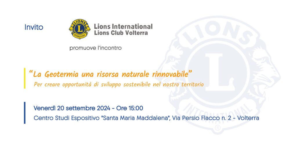 Convegno Lions Club Volterra